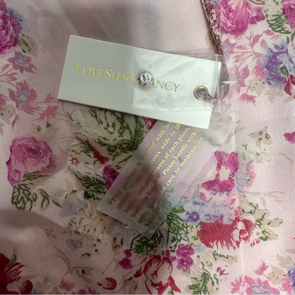 NWT LoveShackFancy Garner Mini Dress in Shimmering Springs 6 - Picture 13 of 14